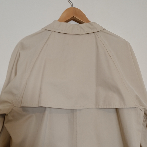 Vintage Faconnable Khaki Trench Coat Made In Italy - Picture 5 of 12